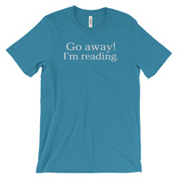 Go Away, I'm Reading Unisex short sleeve t-shirt - Thumbnail 3