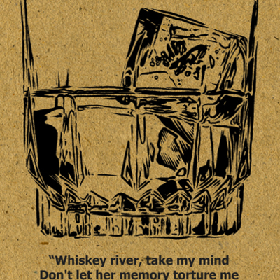 Whiskey postcard - willie nelson - Thumbnail 4