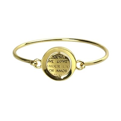 Carolee "word play" double take love bracelet