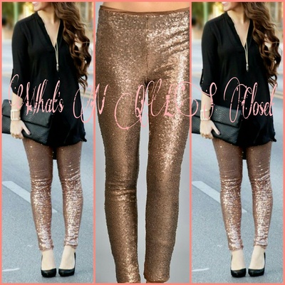 Sequined Pants
