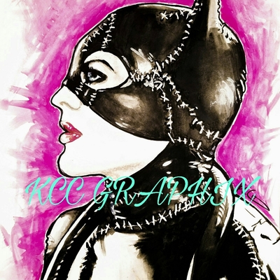 Catwoman pink lights