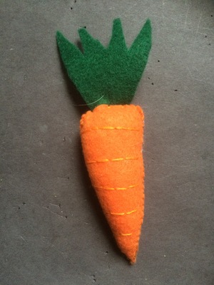 'The Carrot' custom catnip toy!