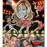 #32 Beyonslay Original Ink Art - 2007 Topps Hollywood Zombies - Thumbnail 2