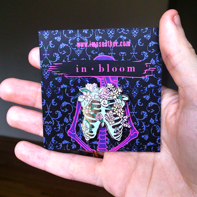 In bloom enamel pin