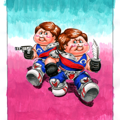 Jim n. eye / two max color rough - g.i. jokes series 1 2017 - Thumbnail 5