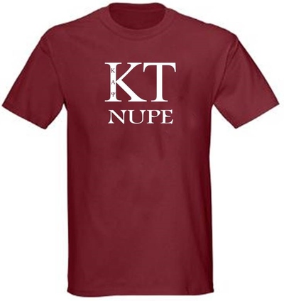 Kappa Alpha Psi Kappa Tau Chapter NUPE T-shirt (University of Kentucky)