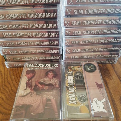 Xsaladcrusherx - "semi-complete dickography" cassette - Thumbnail 1