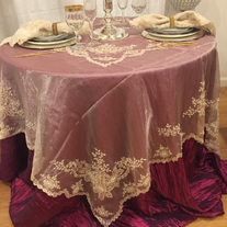 Rental: Couture Tablecloth & Overlays 