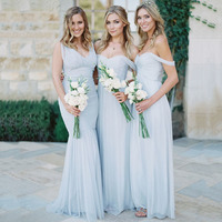 Off-the-shoulder Bridesmaid Dresses, Modern A-line Bridesmaid Dress, Long Bridesmaid Gowns,2017 bridesmaid dress - Thumbnail 1