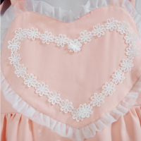 Harajuku fashion  heart-shaped harness dress - Thumbnail 3