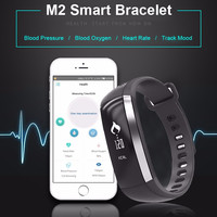 HOT SELLING XM-2S Smart Bracelet Blood Pressure/Oxygen/Heart Rate Monitor/Pedometer Fitness Tracker - Thumbnail 4