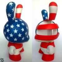 8" USA flag dunny - Thumbnail 1