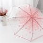 Harajuku Sakura Transparent Folding Umbrella-1