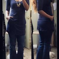 Hilary Tunic with shoulder slits - Thumbnail 1