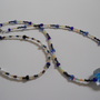 Cobalt and Pastel Bead Necklace and Bracelet - Thumbnail 2