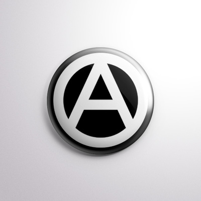 Anarchy a - 1" pinback button