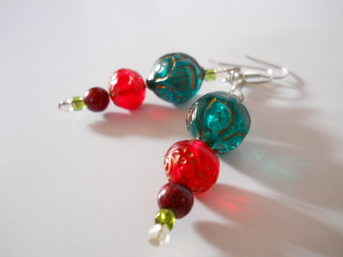 Christmas Cheer Bead Earrings