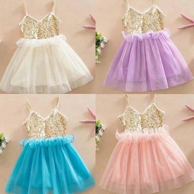 Sequined Tulle Dress
