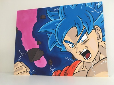 Goku Painting!