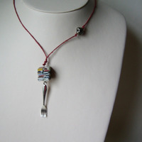 Necklace - May The Fork Be With You - Thumbnail 1