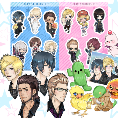 Ff15 stickers (full set)