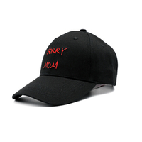 SORRY MOM CAP IN BLACK - Thumbnail 1