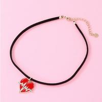 Heart beat pendant choker - Thumbnail 1