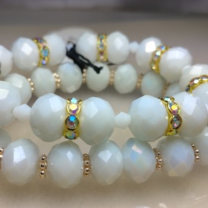 Glass Crystal Bracelet Set