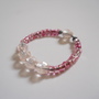 Four Pink Bead Ring - Thumbnail 1