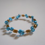 Aqua Yellow Bead Ring  - Thumbnail 1