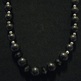 Black Cultura Pearl Glass Necklace - Thumbnail 1