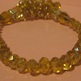 Yellow Crystal Stretch Bracelet - Thumbnail 3