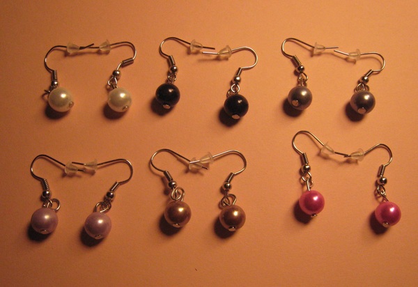 Cultura Glass Pearl Earrings
