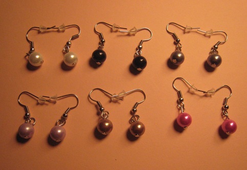 Cultura Glass Pearl Earrings
