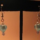 Teal <3 Lampwork Glass Earrings - Thumbnail 1