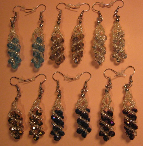 Swarovski & Seed Bead Earrings
