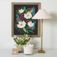 The Garden of Alice, flower, floral, blossom, illustration, trendy, art print - Thumbnail 2