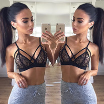 With Love Bralette in black - Thumbnail 2