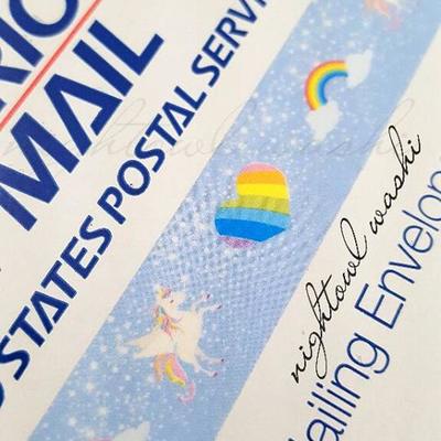 Unicorn alicorn washi tape