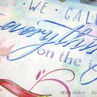 ORIGINAL - Everything On The Ice - Watercolor - Thumbnail 1