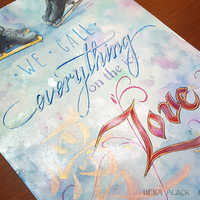 ORIGINAL - Everything On The Ice - Watercolor - Thumbnail 2