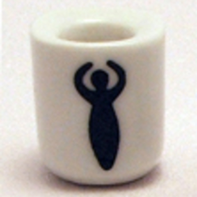 Candle holder - mini goddess 