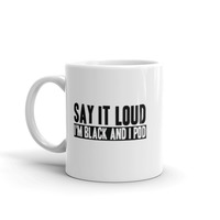 I'm Black And I Pod Mug made in the USA - Thumbnail 1