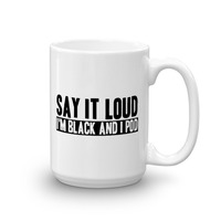 I'm Black And I Pod Mug made in the USA - Thumbnail 3
