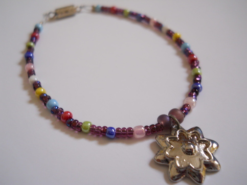 Flower Power Bead Bracelet