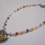 Silver Heart Bead Bracelet - Thumbnail 1