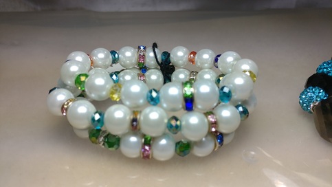 Glass Crystal Bracelet Set