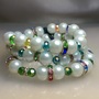Glass Crystal Bracelet Set - Thumbnail 4