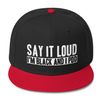 I'm Black And I Pod - Wool Blend Snapback - Thumbnail 2