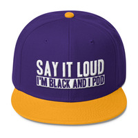 I'm Black And I Pod - Wool Blend Snapback - Thumbnail 4